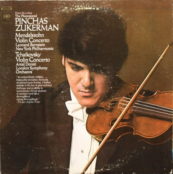 Pinchas Zukerman - Mendelssohn*, Tchaikovsky* : Violin Concertos (LP)