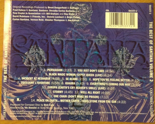 Santana : The Best Of Volume 2 (CD, Comp)