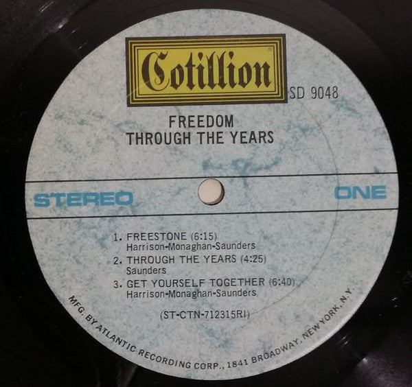 Freedom (9) : Through The Years (LP, Album, Ric)
