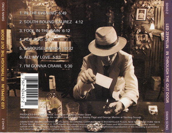 Led Zeppelin : In Through The Out Door (CD, Album, RE, RM)