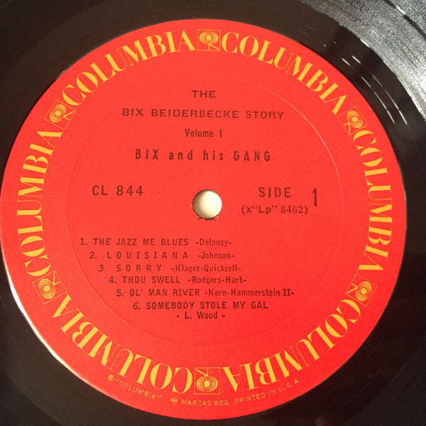 Bix Beiderbecke : The Bix Beiderbecke Story / Volume 1 - Bix And His Gang (LP, Comp, RE)