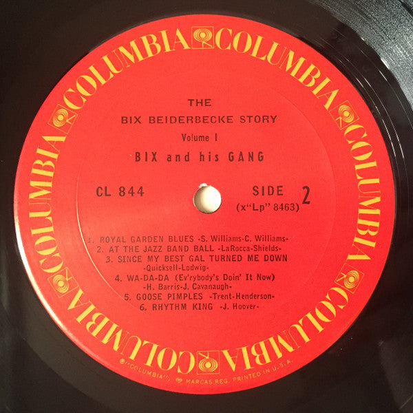 Bix Beiderbecke : The Bix Beiderbecke Story / Volume 1 - Bix And His Gang (LP, Comp, RE)