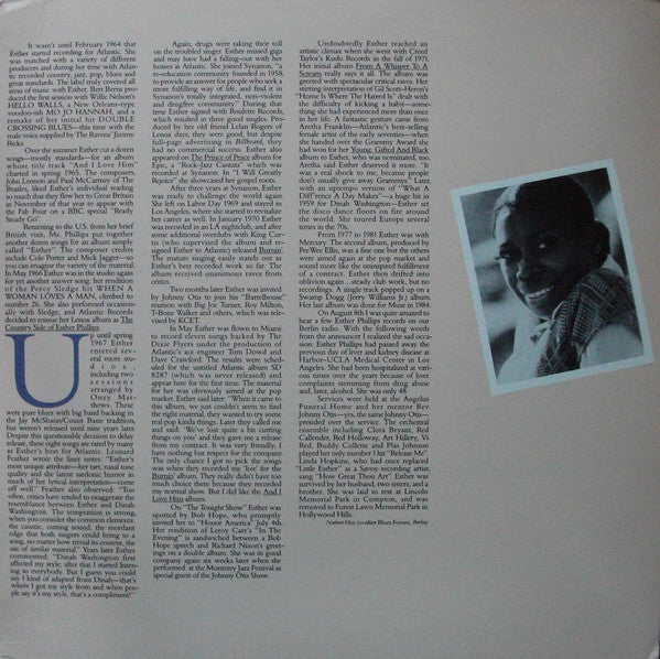 Esther Phillips : Set Me Free (2xLP, Comp, Gat)
