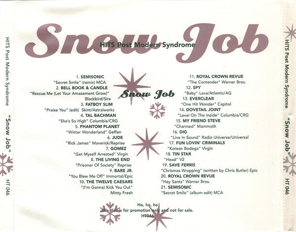 Various : Snow Job (CD, Comp, Promo)