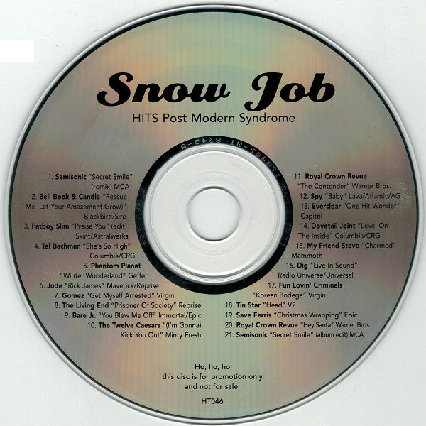 Various : Snow Job (CD, Comp, Promo)