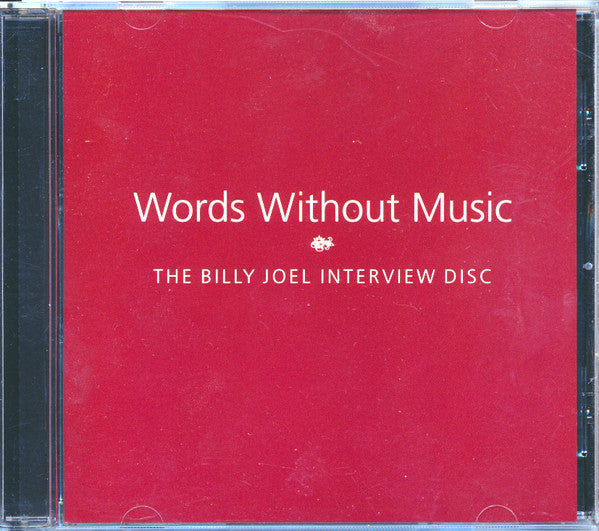 Billy Joel : Words Without Music (CD, Promo)