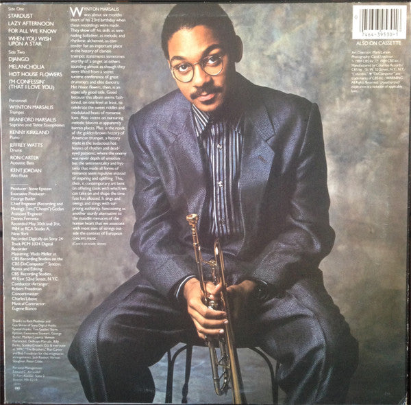 Wynton Marsalis : Hot House Flowers (LP, Album)