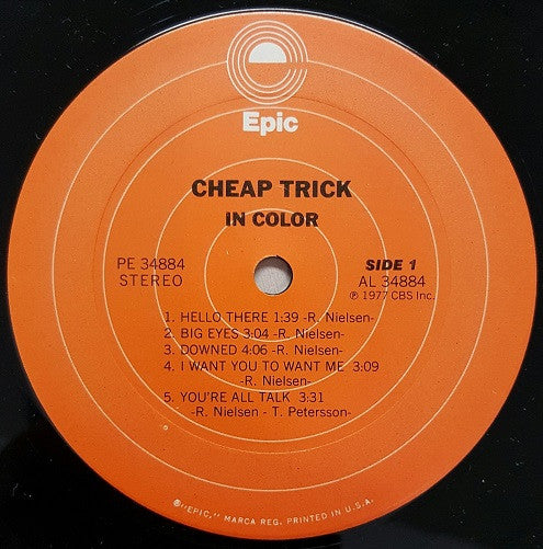 Cheap Trick : In Color (LP, Album, Ter)