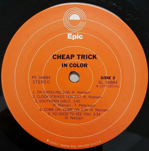 Cheap Trick : In Color (LP, Album, Ter)