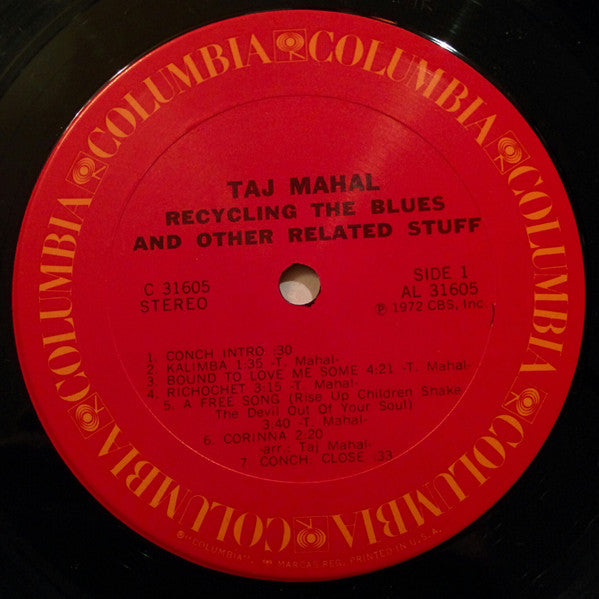 Taj Mahal : Recycling The Blues & Other Related Stuff (LP, Album, Ter)