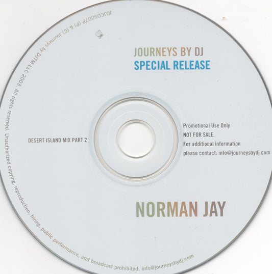 Norman Jay : Desert Island Mix Part 2 (CD, Mixed, Promo, RE)