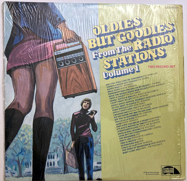 Various : Oldies But Goodies From The Radio Stations Volume 1 (2xLP, Comp)
