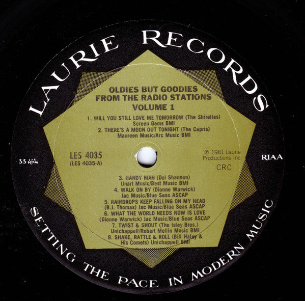Various : Oldies But Goodies From The Radio Stations Volume 1 (2xLP, Comp)