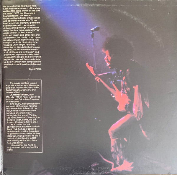 Jimi Hendrix : The Jimi Hendrix Concerts (2xLP, Club)