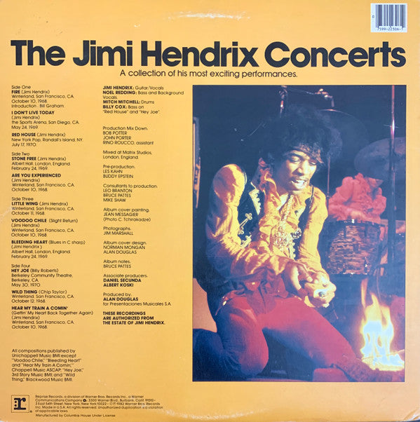 Jimi Hendrix : The Jimi Hendrix Concerts (2xLP, Club)