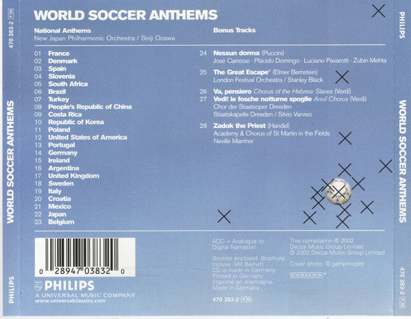 Seiji Ozawa, New Japan Philharmonic : World Soccer Anthems (CD, Comp)