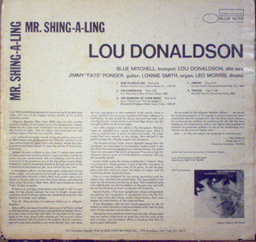 Lou Donaldson : Mr. Shing-A-Ling (LP, Album, RP)