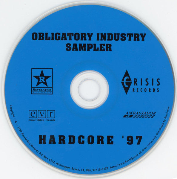 Various : Obligatory Industry Sampler (Hardcore '97) (CD, Smplr)