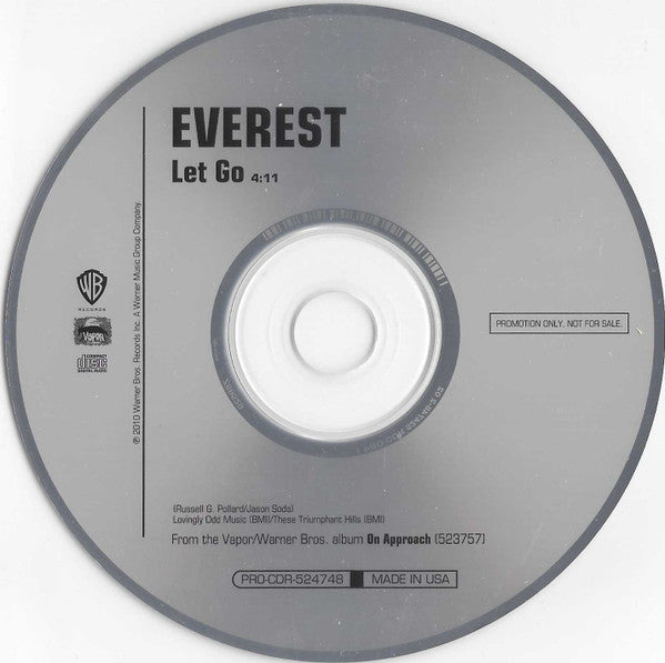 Everest (9) : Let Go (CD, Single, Promo)