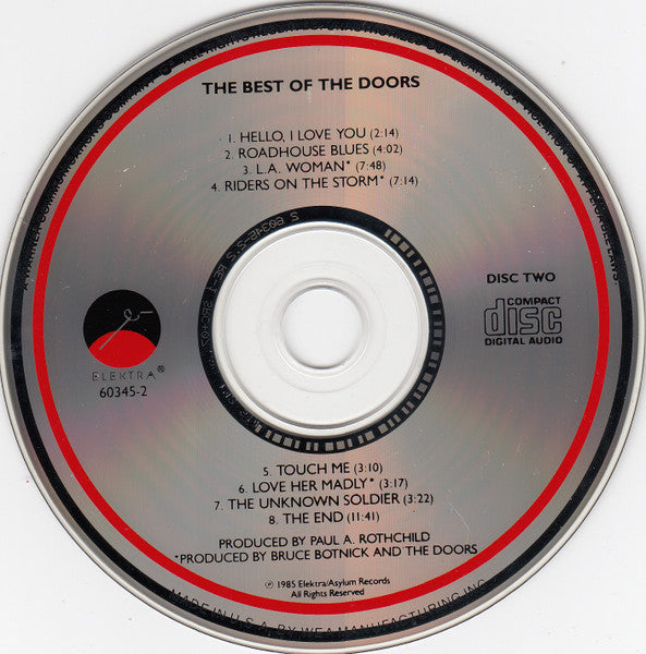 The Doors : The Best Of The Doors (2xCD, Comp, RE, RM)