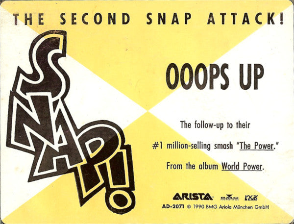 Snap! : Ooops Up (12")