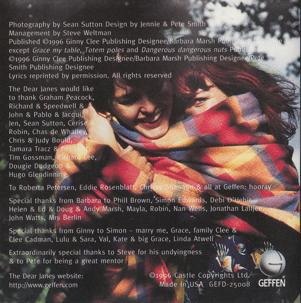 The Dear Janes : No Skin (CD, Album, Promo)