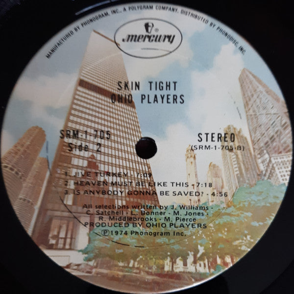 Ohio Players : Skin Tight (LP, Album, RP, Gat)