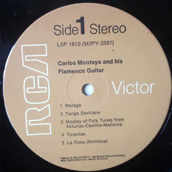 Carlos Montoya : Carlos Montoya and His Flamenco Guitar (LP, Album, RE)