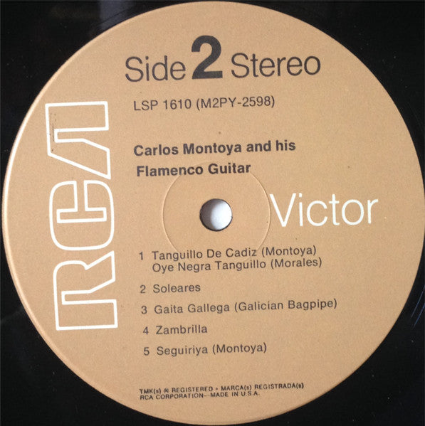 Carlos Montoya : Carlos Montoya and His Flamenco Guitar (LP, Album, RE)
