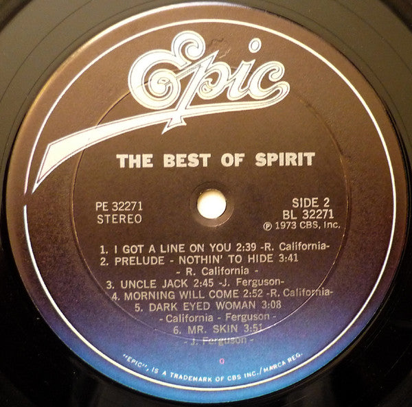 Spirit (8) : The Best Of Spirit (LP, Comp, RE, Pit)