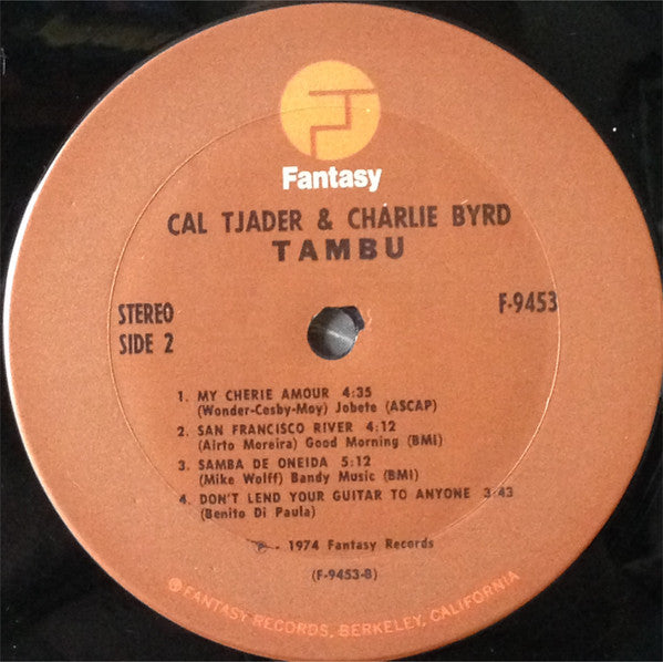 Cal Tjader And Charlie Byrd : Tambu (LP, Album)