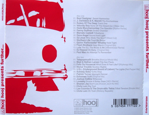 Red Jerry : Hooj Presents: Further... (2xCD, Comp, Mixed)