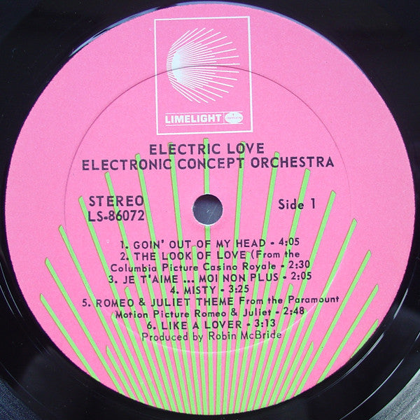 Electronic Concept Orchestra : Electric Love (LP, Album)