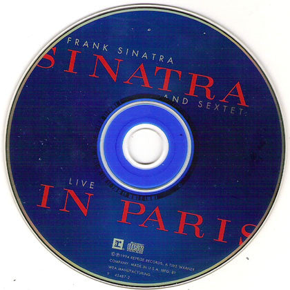 Frank Sinatra And The Bill Miller Sextet : Sinatra Live In Paris (CD, Album)