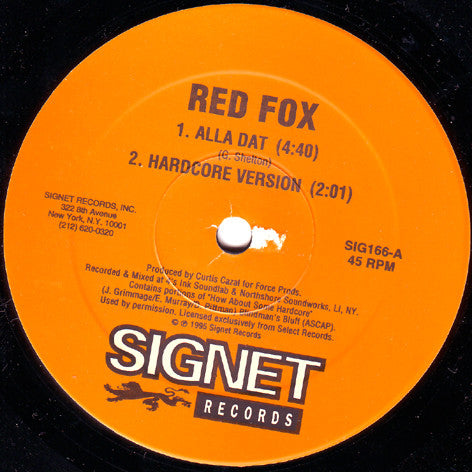Red Fox (2) : Alla Dat (12")