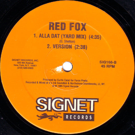 Red Fox (2) : Alla Dat (12")