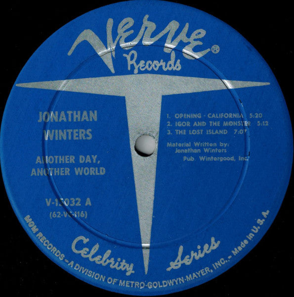 Jonathan Winters : Another Day, Another World (LP, Mono)