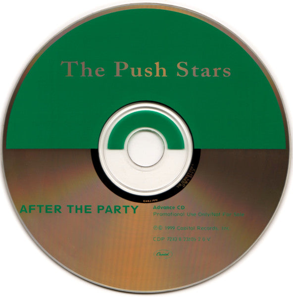 The Push Stars : After The Party (CD, Advance, Album, Promo)