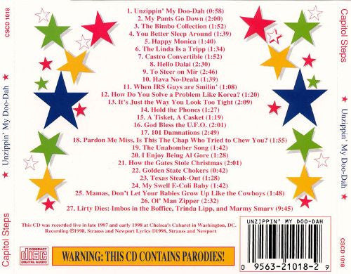 The Capitol Steps : Unzippin' My Doo-Dah  (CD, Album)