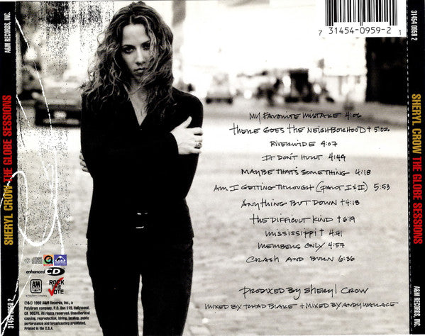 Sheryl Crow : The Globe Sessions (CD, Album, Enh,  PM)