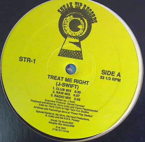 J-Swift (2) : Treat Me Right (12")