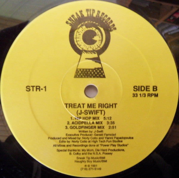 J-Swift (2) : Treat Me Right (12")