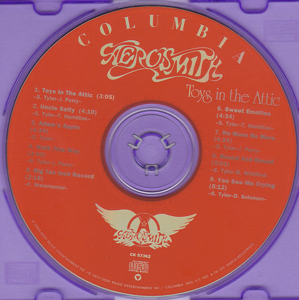 Aerosmith : Toys In The Attic (CD, Album, RE, RM, Pit)