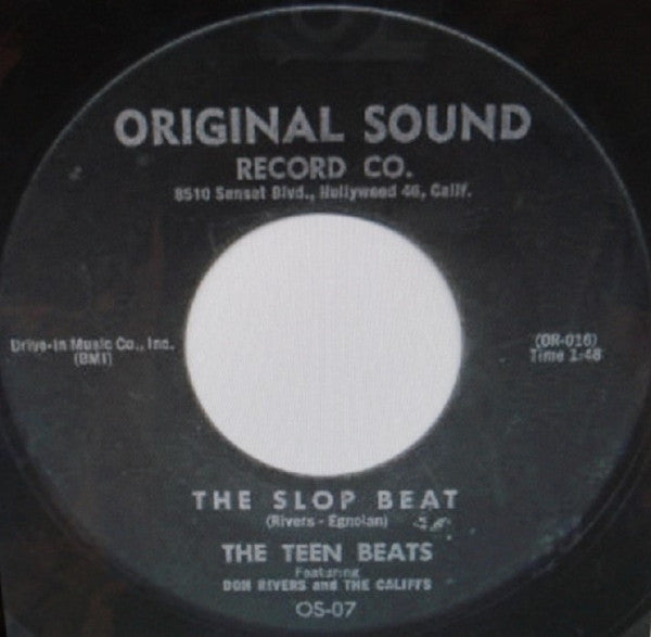 The Teen Beats : The Slop Beat (7", Single)