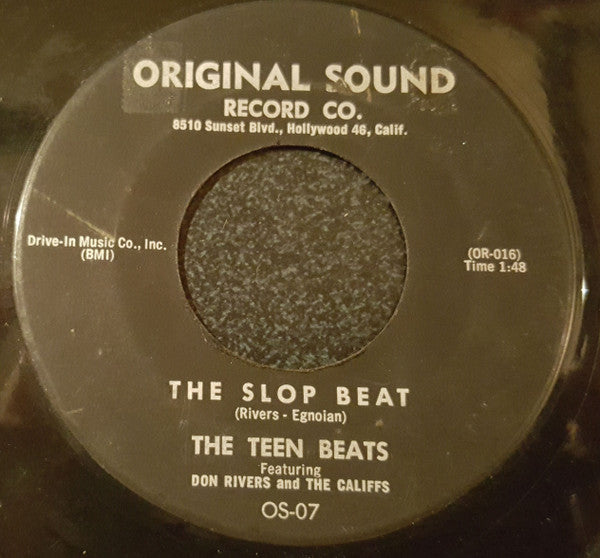 The Teen Beats : The Slop Beat (7", Single)