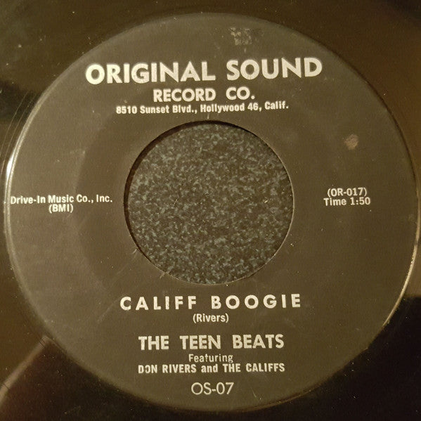 The Teen Beats : The Slop Beat (7", Single)