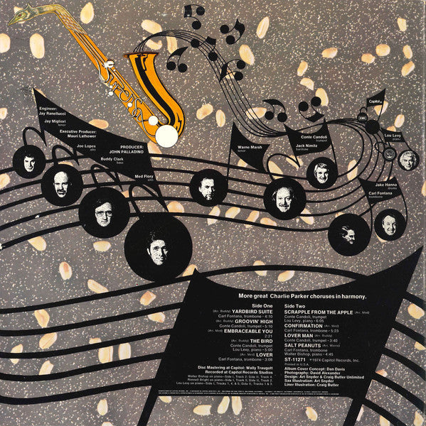 Supersax : Salt Peanuts (Supersax Plays Bird, Volume 2) (LP, Album)