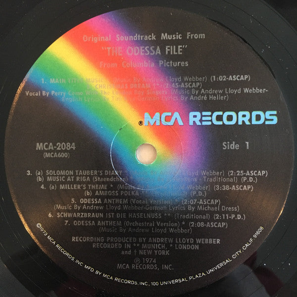 Andrew Lloyd Webber : The Odessa File (Original Soundtrack Recording) (LP, Album)