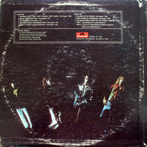 The Amboy Dukes : Marriage On The Rocks - Rock Bottom (LP, Album, Ter)