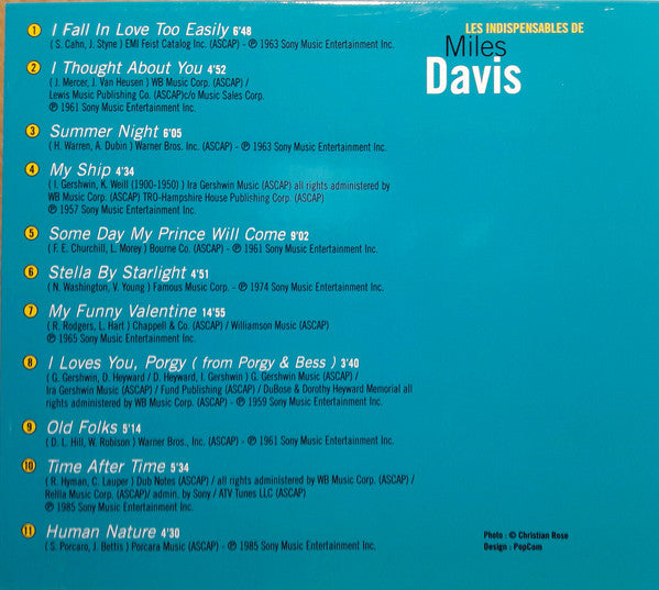 Miles Davis : Les Indispensables De Miles Davis (CD, Comp)